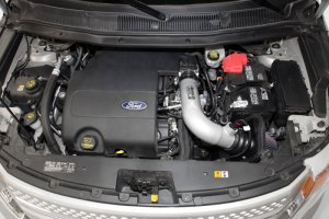 Ford Explorer Performance Air Intake - K&N Engineering - Aluminum Mandrel-Bent Tube + High-Flow Oiled Cotton Filter - `11-`19 Ford Explorer Performance Air Intake - K&N Engineering - Aluminum Mandrel-Bent Tube + High-Flow Oiled Cotton Filter - `11-`19